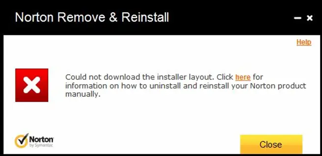 Norton Remove & Reinstall